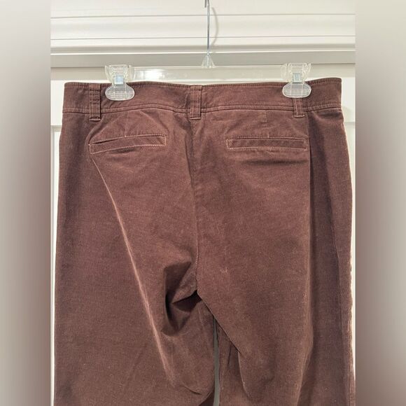 Lilly Pulitzer Brown Corduroy Pants Size 8 - Palm Beach Fit white label - Picture 4 of 5